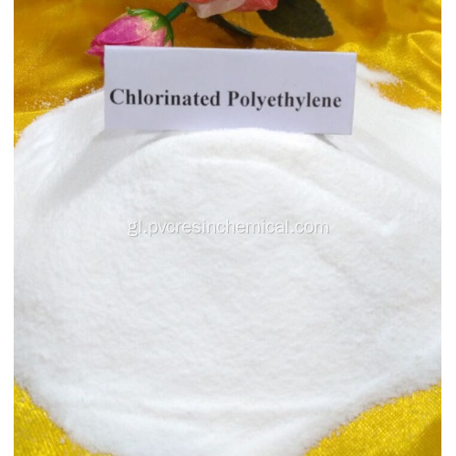 Axente auxiliar de goma Polietileno clorado CPE 135A